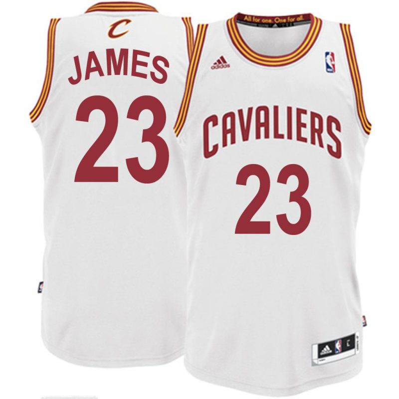 Cleveland%20Cavaliers%2023%20Home%20White%20Revolution%2030%20Swingman%20Jersey